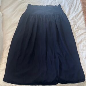 Banana Republic Dark Blue A-Line Skirt